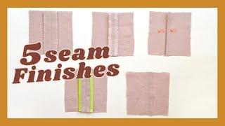 5 Seam Finishes For Beginners Tutorial | Friday Pattern Company