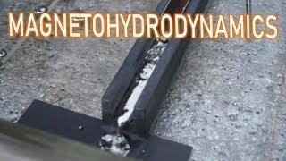 Magnetohydrodynamics - Propelling Liquid Metal with Magnets!