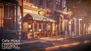 Paris Coffee Shop Ambience  Smooth Bossa Nova Jazz for Music for Relax, Study - Accordion Music