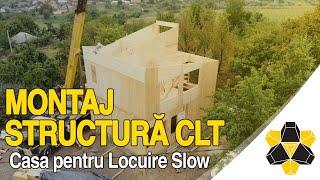 Casa pentru locuire SLOW cu montaj FAST de structură CLT :)