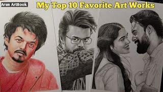 My Top 10 Favorite Drawings / My Art Works / Arun ArtBook