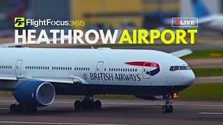 London Heathrow Airport Live LHR - Sunday 9th March 2025