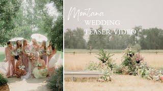 Montana Wedding video TEASER - partaaaay wedding!