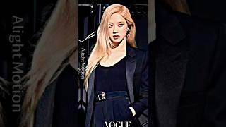 Rose Edit  | Rose x Runnin low | #rose #blackpink #trending #shorts #rosé #musicman ️