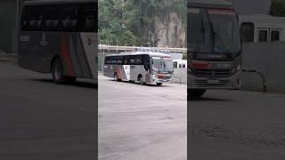 EL BUSS DA BR MOBILIDADE NA RODOVIÁRIA DE SANTOS - BUSSCAR EL BUSS FT #busscar #onibus #mercedes