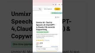 Unmixr AI: The $79 Text-to-Speech & Copywriting Tool You Need! #unmixrai #shorts #viral