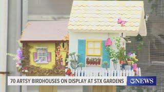 70 artsy birdhouses will be on display at South Texas Botanical Gardens