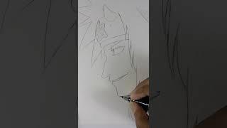 Jiraiya with Reiner braun AoT side face #drawing #anime #naruto #aot #jiraiya #reinerbraun