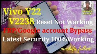 Vivo Y22/Y22s (V2238) Android 13 Frp Bypass-Settings Reset Not Warking Fix-YouTube.