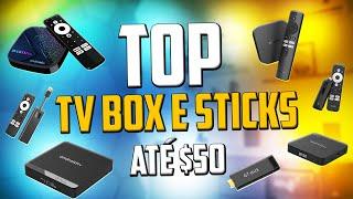 TOP TV BOX e STICKS pra Comprar até 50 Dólares!