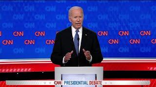 President Biden's closing statements | CNN Presidential Debate 2024