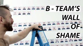 The B-Team Jiu-Jitsu Wall Of Shame