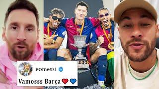 Famous Reaction On Barcelona Wins Spanish Super Cup | Barcelona vs Real Madrid 5-2 Reaction