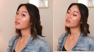 Glowy peachy summer makeup tutorial