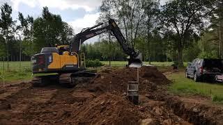 Housebuilding part 1 - First day digging the foundation