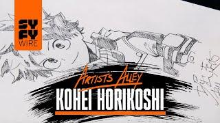 Watch Kohei Horikoshi Sketch | SYFY WIRE