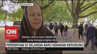 Perempuan di Selandia Baru Kenakan Kerudung