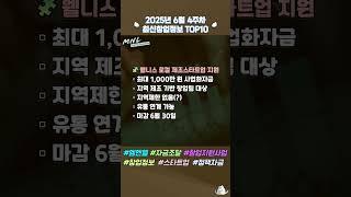 절대 놓치면 안되는 창업지원사업 정보, 2025년 6월 4주차 #사업계획서 #사업가  #창업 #스타트업