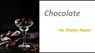 Short story Chocolate by Manju Kapur| Summary and Analysis| Easy Explanation| English Literature