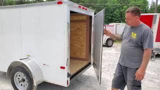 5x8 Cargo Trailer overview and walk around