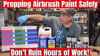 Airbrush Paint - Cleaning Before Clear Coat - Know Your Paint