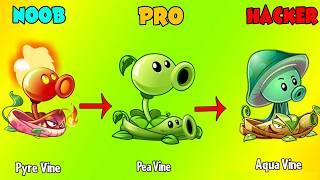 Pvz 2 Discovery - All NEW & OLD Plants Evolution Noob vs Pro vs Hacker