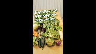 蔬菜超长待机指南，给我一颗都不许烂！ How to keep vegetables fresh in the fridge？ | 曼食慢语