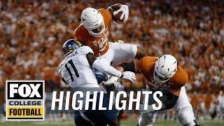 Texas vs. West Virginia | Highlights | CFB ON FOX