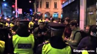 Police clash with EDL in Woolwich