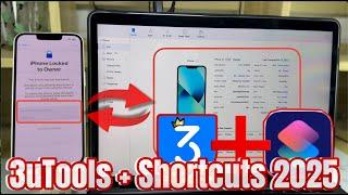 3uTools Unlock iCloud 2025 - iCloud Activation Lock Bypass With Shortcuts