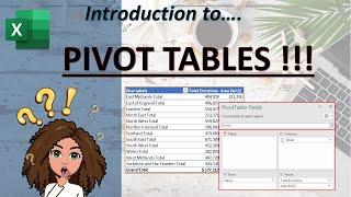 Learn Pivot Tables in 7 Minutes | Introduction to PIVOT TABLES (Microsoft Excel for Beginners)