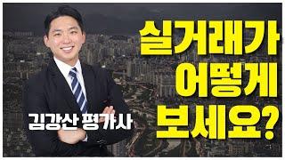 감정평가사는 실거래가 정보를 어떻게 활용할까? 시세 정확하게 파악하는 법 (김강산 평가사)