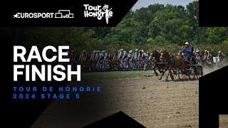 FANTASTIC VICTORY!  | Tour Of Hungary Stage 5 Race Finish | Eurosport Cycling