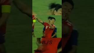 When Sagar Thapa got angry.  Nepal vs Afghanistan  #bjsedit #nepal #football #trending #shorts