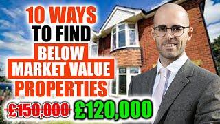 10 WAYS how to find BELOW MARKET VALUE Properties!