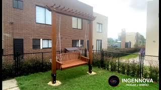 COLUMPIO EN MADERA PARA JARDÍN - HOGAR INGENNOVA