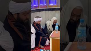 شیخ جوان همراه دعوتگر مان در داستار بندی ولسوالی زنده جان
