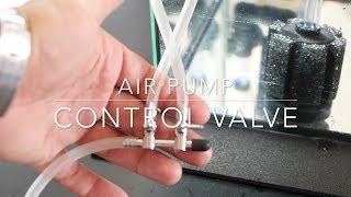 Air pump control valve