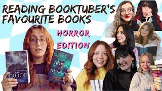 Reading Booktubers FAVOURITE HORROR Books   Can we trust them?