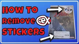 How To Remove CEX Game Stickers + Retro Game Sticker Removal