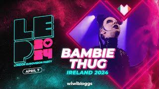  Bambie Thug "Doomsday Blue" (Ireland 2024) - LIVE @ London Eurovision Party 2024