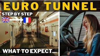 The Euro Tunnel | Step By Step Drive Through | WHAT TO EXPECT...