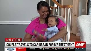 04/28/2024 EXCLUSIVE: ATLANTA. Cobb County couple travels to Caribbean for IVF treatment.