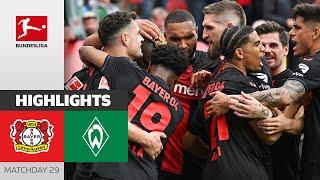 Wirtz Hattrick & Bundesliga Champions 2024 | Bayer 04 Leverkusen - SV Werder Bremen 5-0 | Highlights