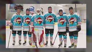 New Mexico Ice Wolves auctioning off Christmas jerseys for charity