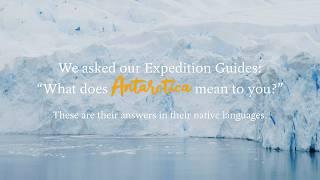 In the Words of Quark Expedition Guides: Reflections on Antarctica