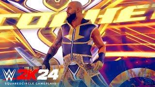 WWE 2K24 Ricochet AEW w/ Entrance Theme & GFX Pack | New PC Mods