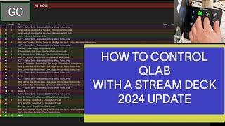 HOW TO CONTROL QLAB USING AN ELGATO STREAM DECK 2024