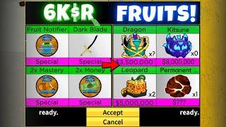 Trading Every Gamepass To Best Fruits in Blox Fruits! (UPDATED)