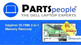 Dell Inspiron 15-7586 2-in-1 (P76F001) Memory How-To Video Tutorial